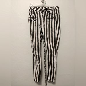 Striped hot topic Jeans.